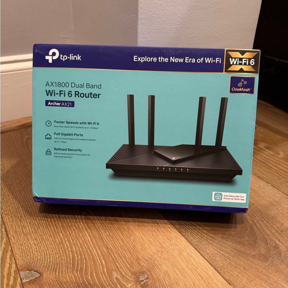 TP-Link Archer AX21 Wi-Fi 6 Router Box